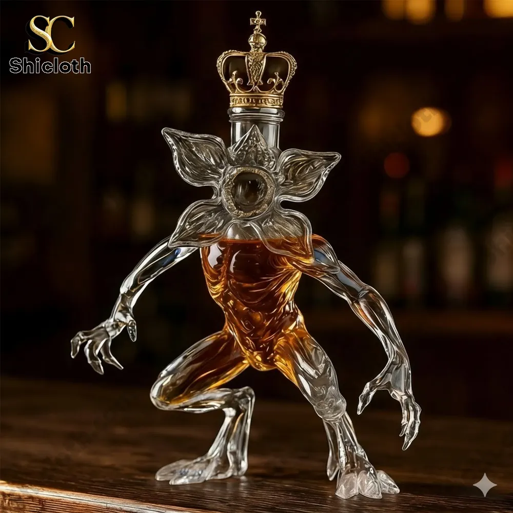 Stranger Things Demogorgon Upside Down Whiskey Bottle Unique Monster Liquor Bottle Gift 2025