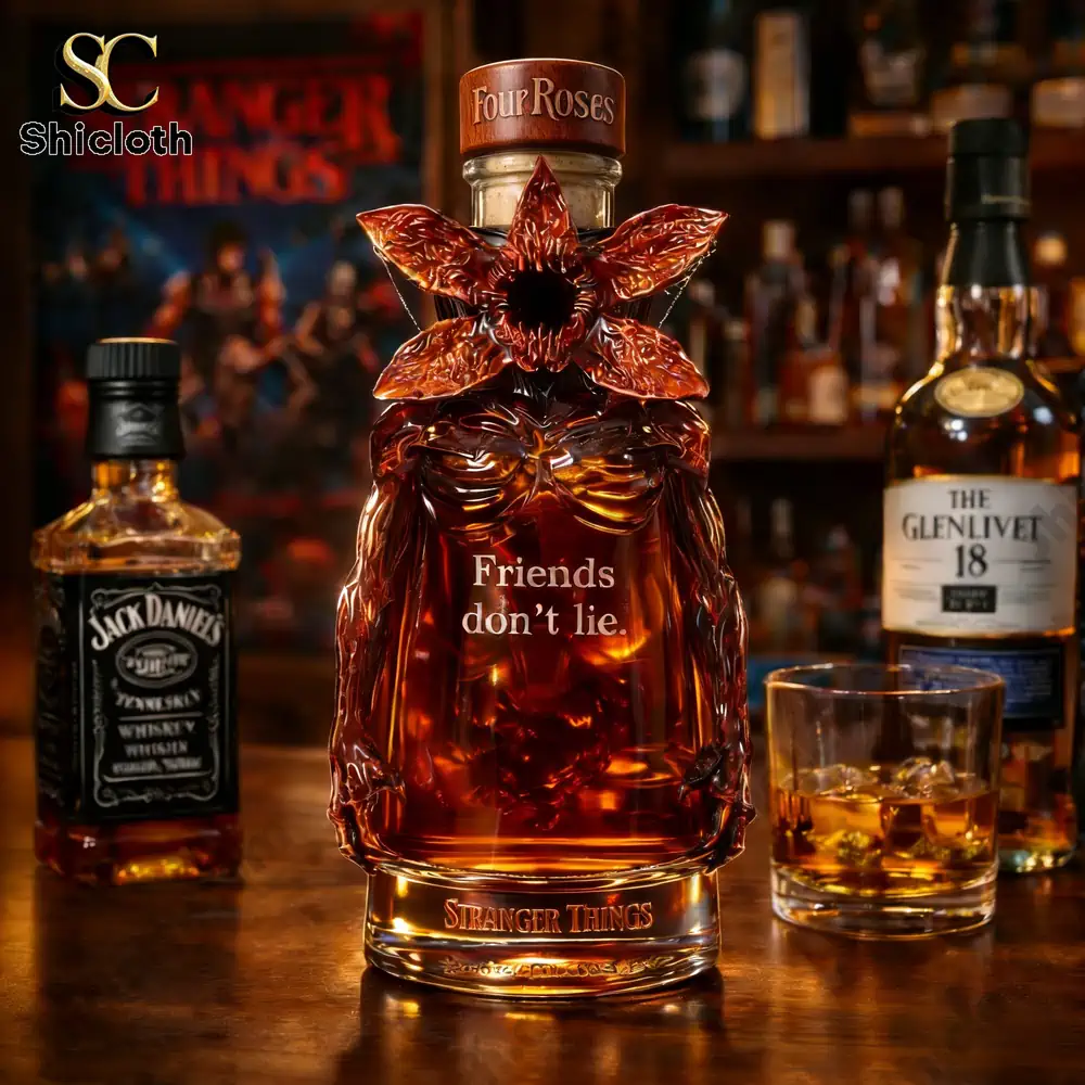Stranger Things The Other Side Ritual Whisky Bottle 4 Stranger Things themed decorative bottle with wooden cap!