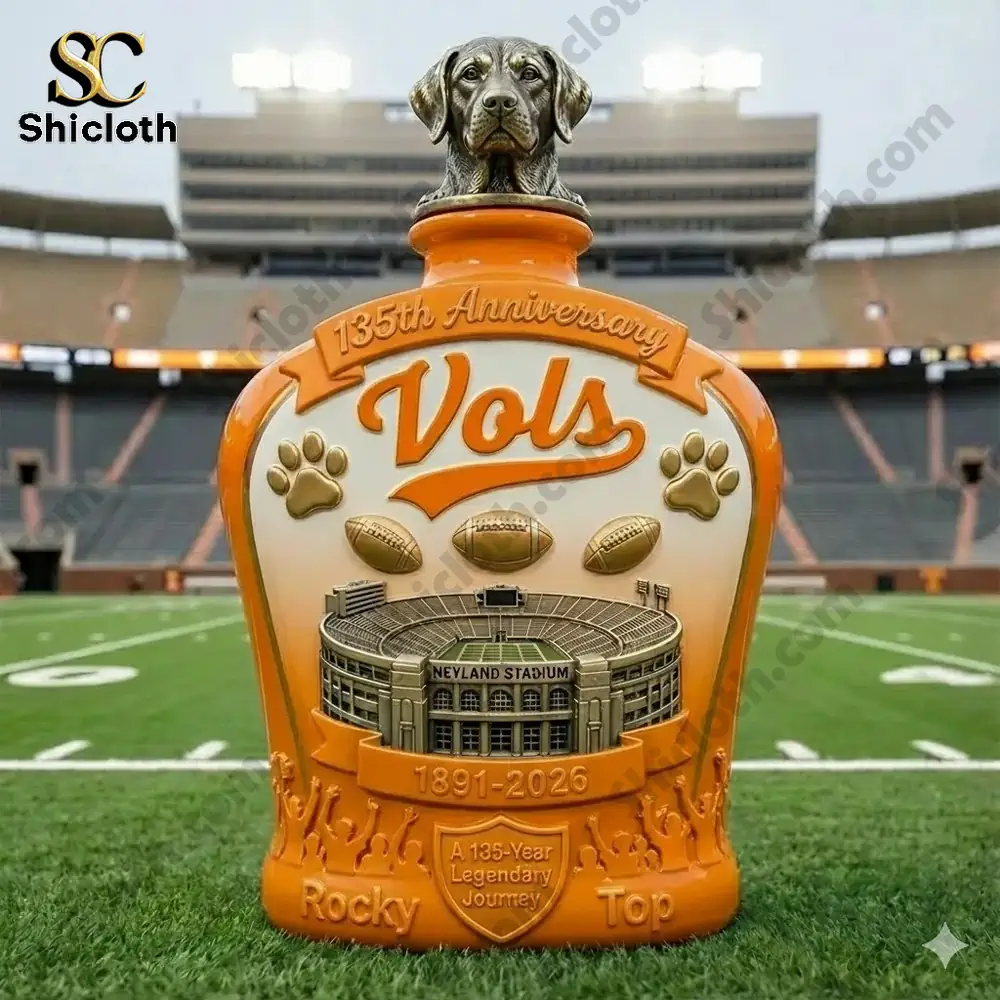 Tennessee Vols anniversary whiskey bottle at Neyland Stadium!