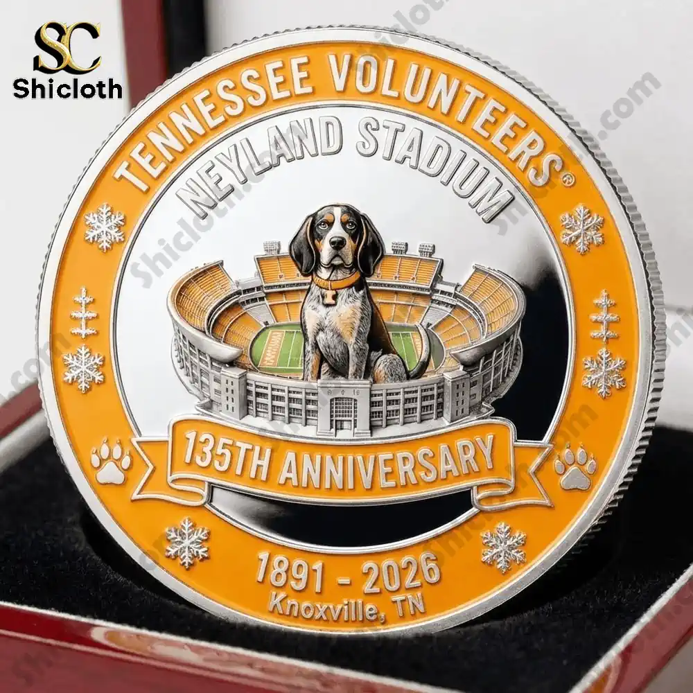 Tennessee Volunteers Neyland 135th Anniversary Coin