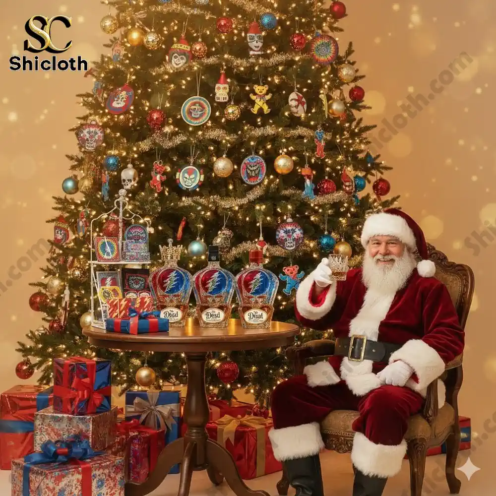 The Dead 60th Anniversary Whiskey Bottle