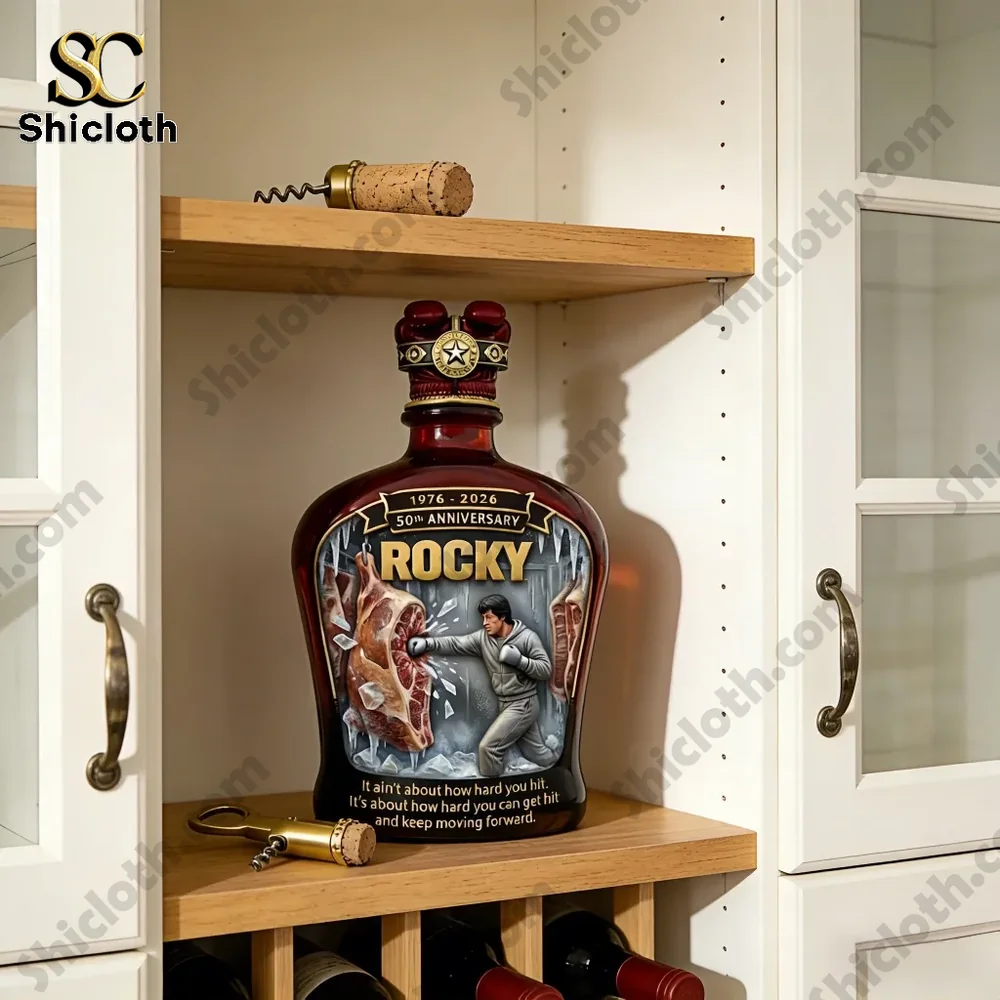 Alternative view of Rocky 50Th Anniversary 2026 Boxing Whiskey Bottle