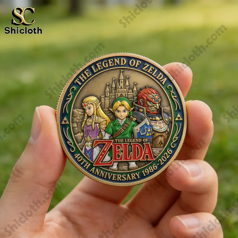 Alternative view of The Legend of Zelda 40th Anniversary Commemorative Coin