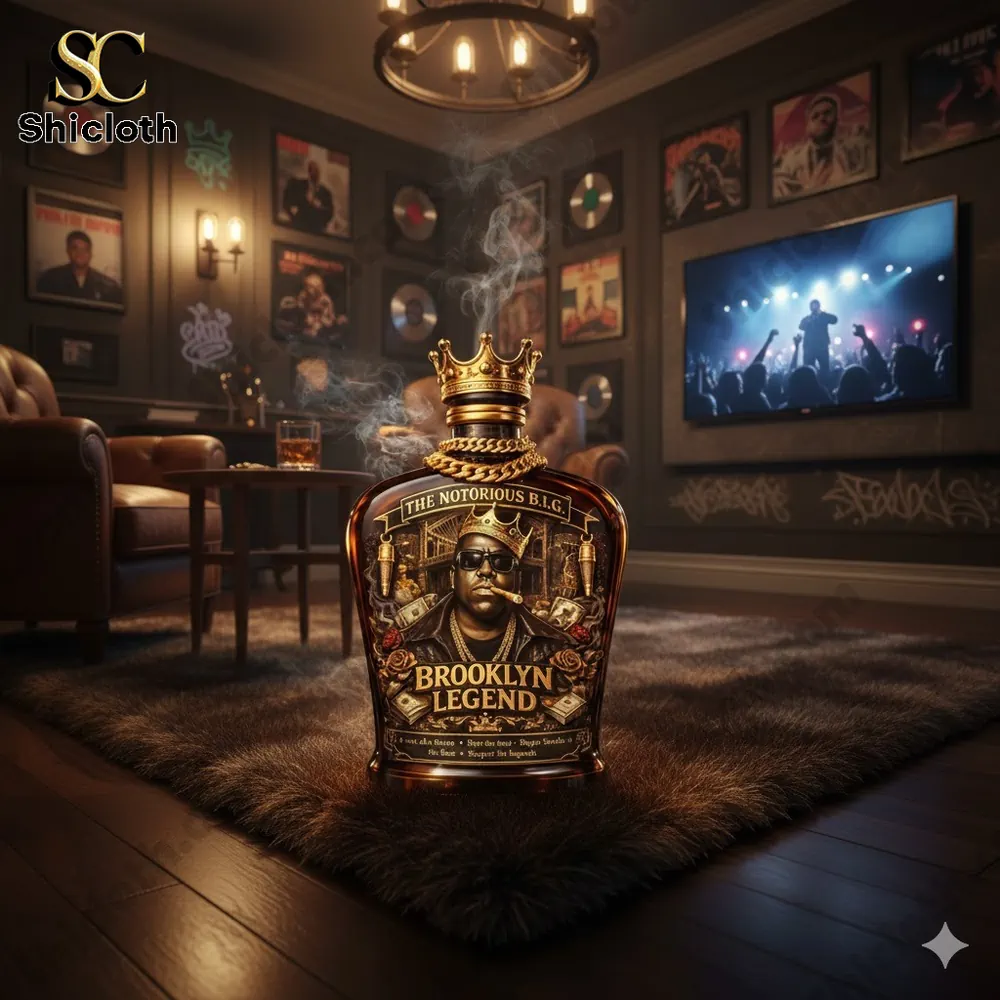 Royal hip hop style bottle displayed in luxury music lounge!