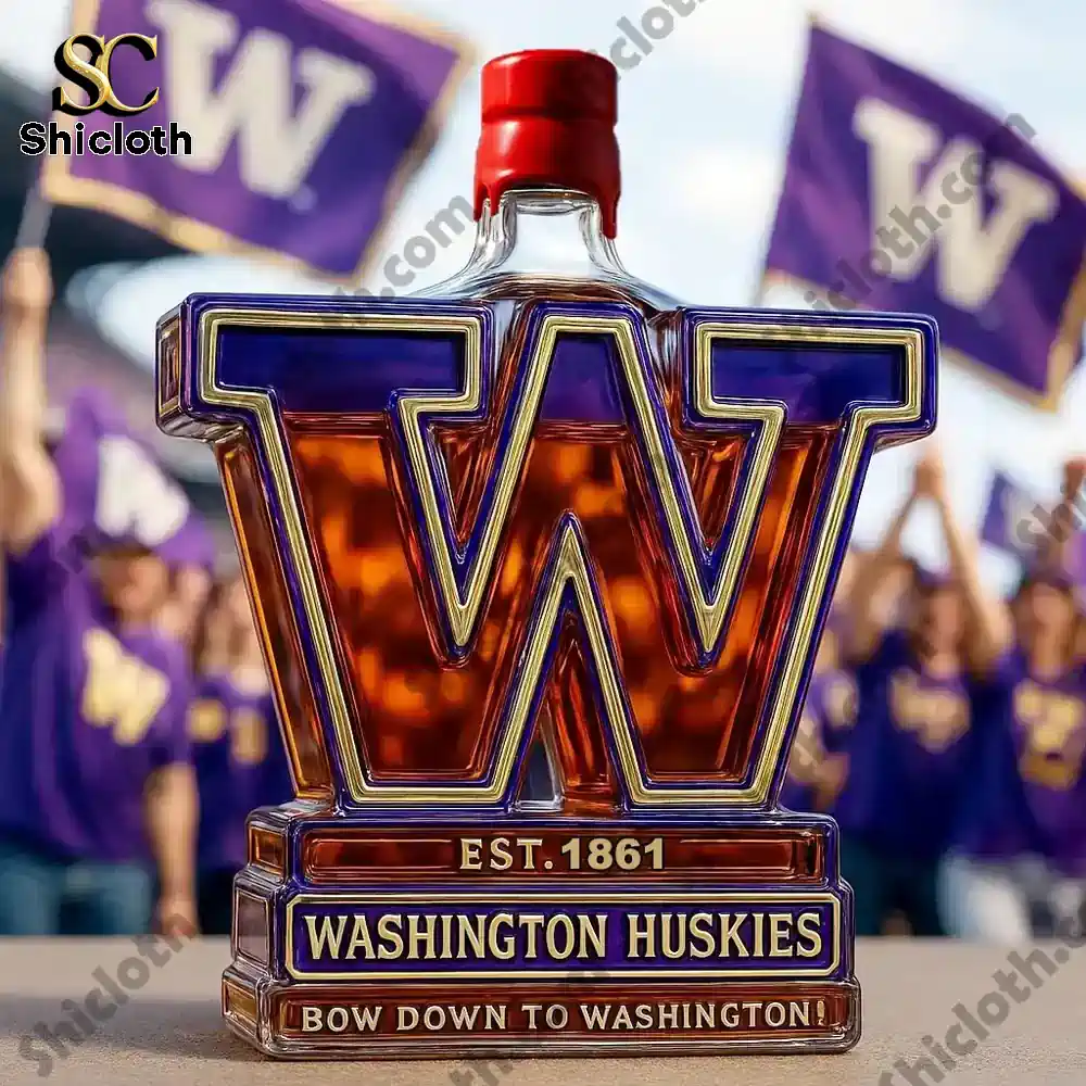 UW Washington Huskies Limited Edition Christmas Gift Whiskey Bottle 4 UW Washington Huskies Limited Edition Christmas Gift Whiskey Bottle - Image 4