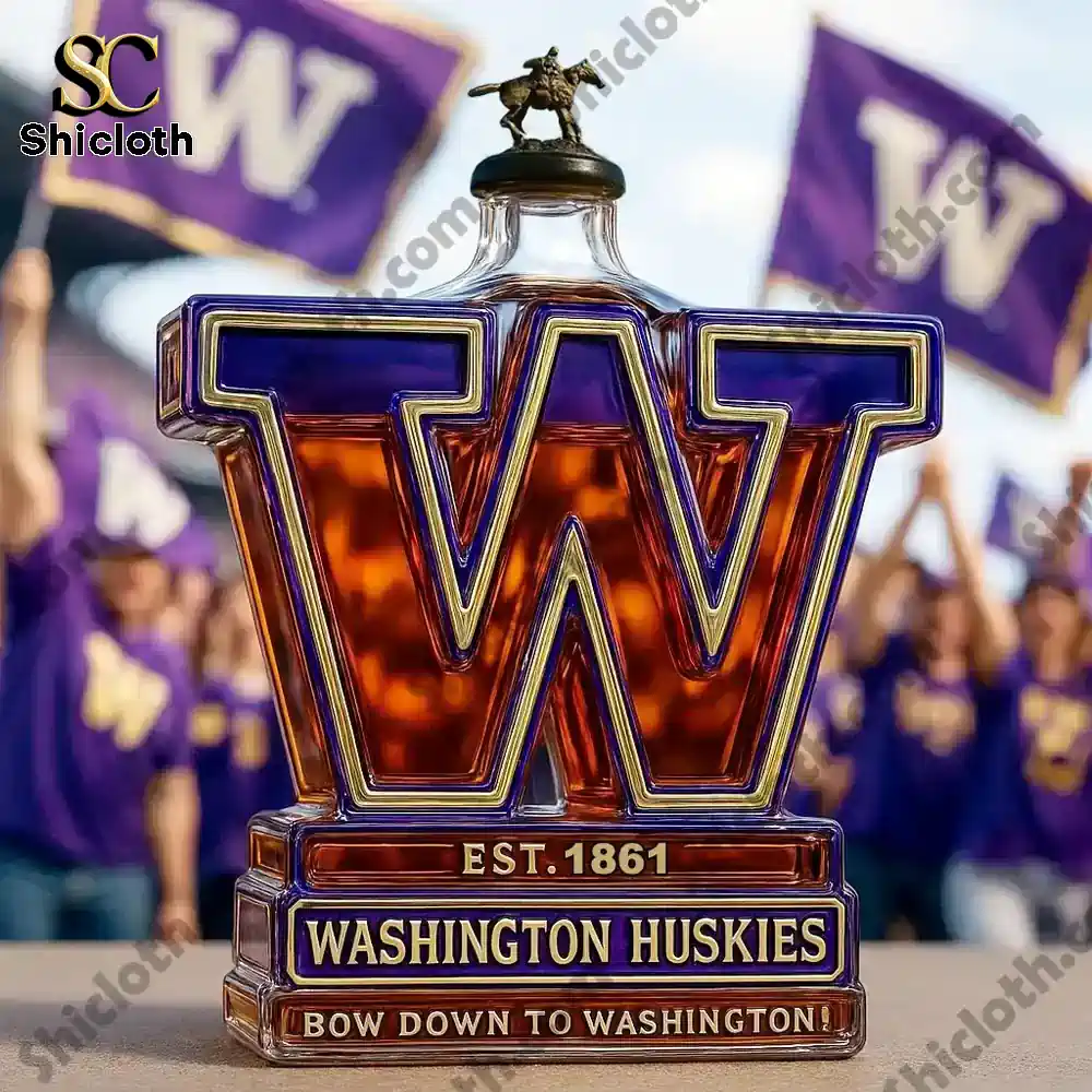 UW Washington Huskies Limited Edition Christmas Gift Whiskey Bottle 5 UW Washington Huskies Limited Edition Christmas Gift Whiskey Bottle - Image 5