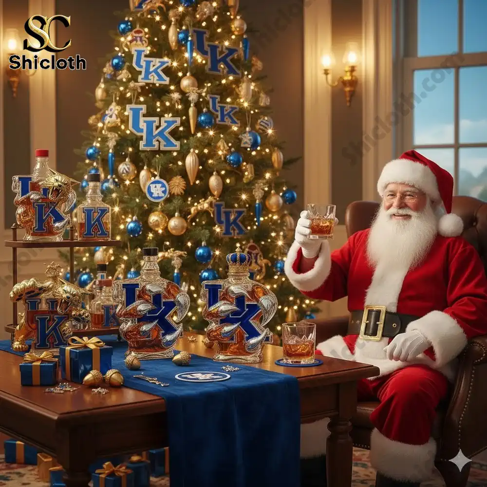 Kentucky Wildcats Whiskey Bottle