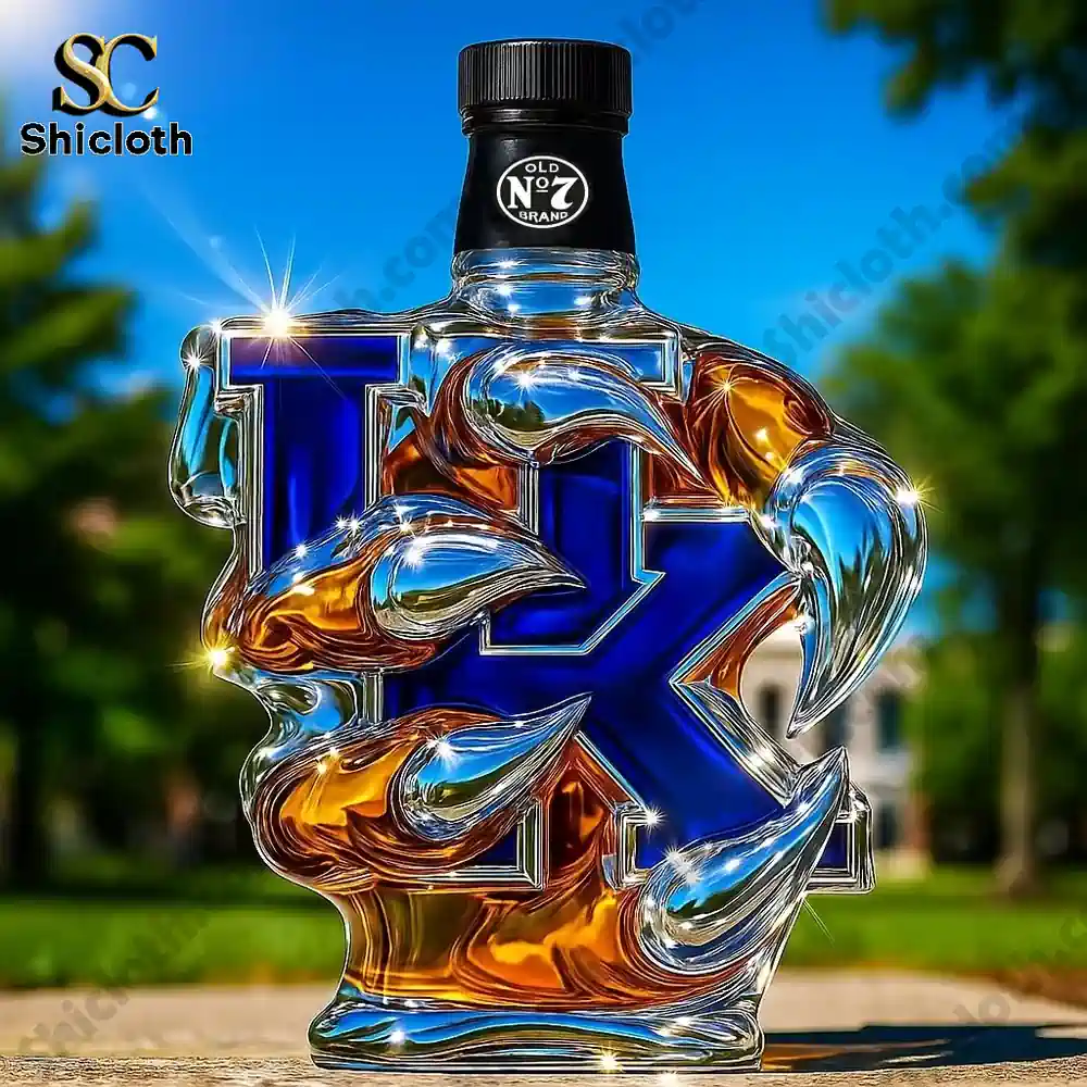 Kentucky Wildcats Whiskey Bottle Christmas Gift 3 Kentucky Wildcats Whiskey Bottle Christmas Gift - Image 3