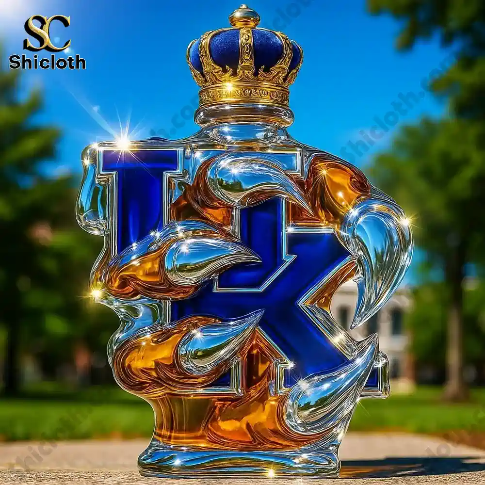 Kentucky Wildcats Whiskey Bottle Christmas Gift 4 Kentucky Wildcats Whiskey Bottle Christmas Gift - Image 4