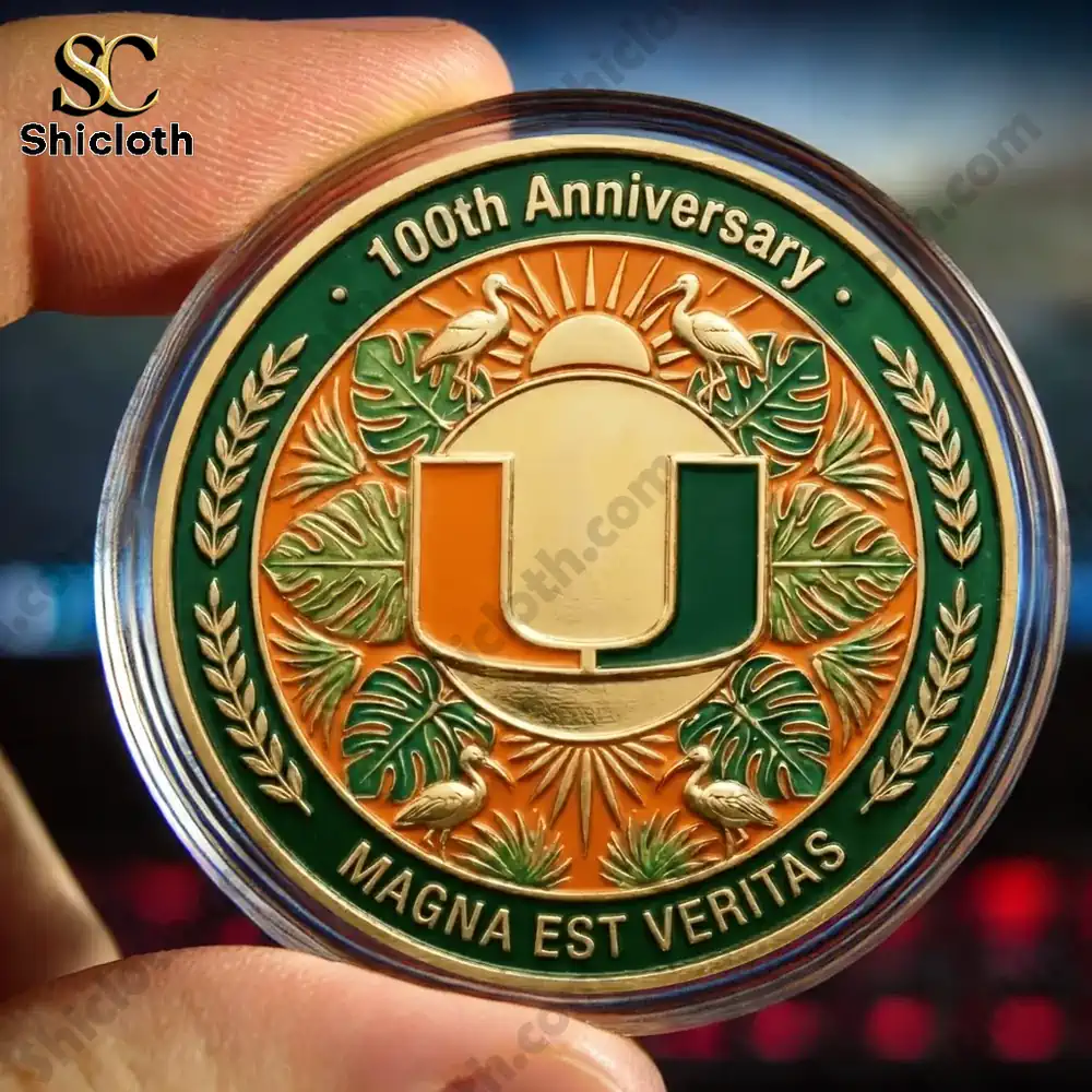 University of Miami 100th Anniversary Commemorative Coin 3 University of Miami 100th Anniversary Commemorative Coin - Image 3
