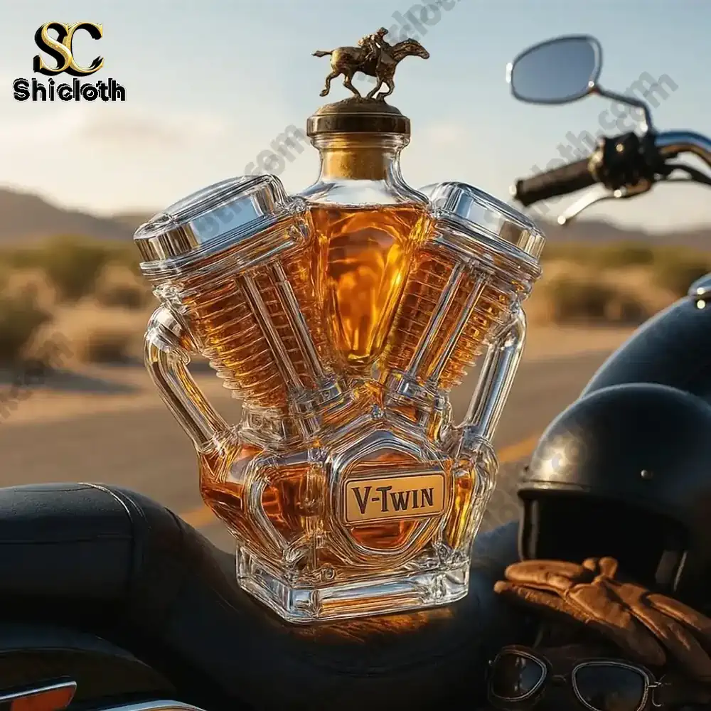 V-Twin Crown Royal Christmas Gift Whiskey Bottle 3 V-Twin Crown Royal Christmas Gift Whiskey Bottle - Image 3