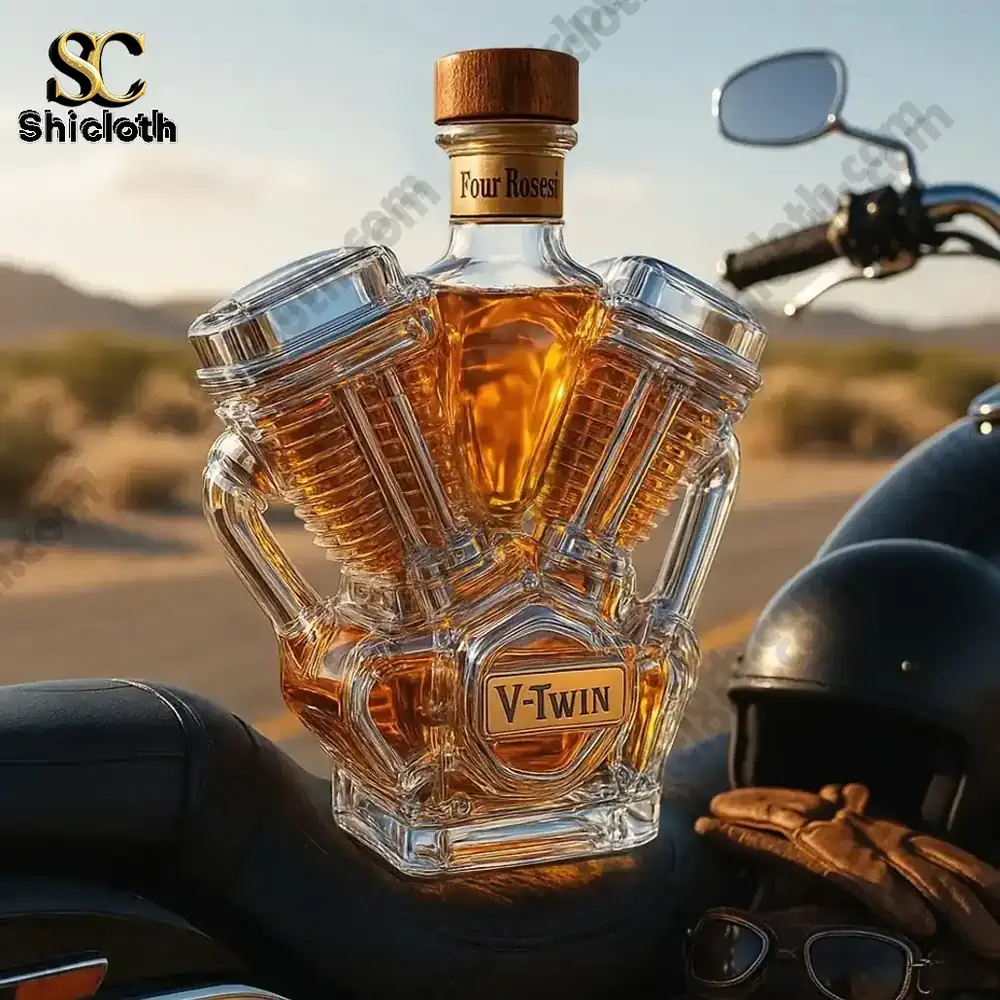 V-Twin Crown Royal Christmas Gift Whiskey Bottle 6 V-Twin Crown Royal Christmas Gift Whiskey Bottle - Image 6