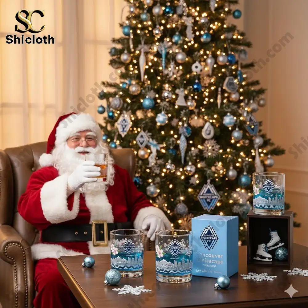 Vancouver Whitecaps FC Whiskey Glass Christmas Gift