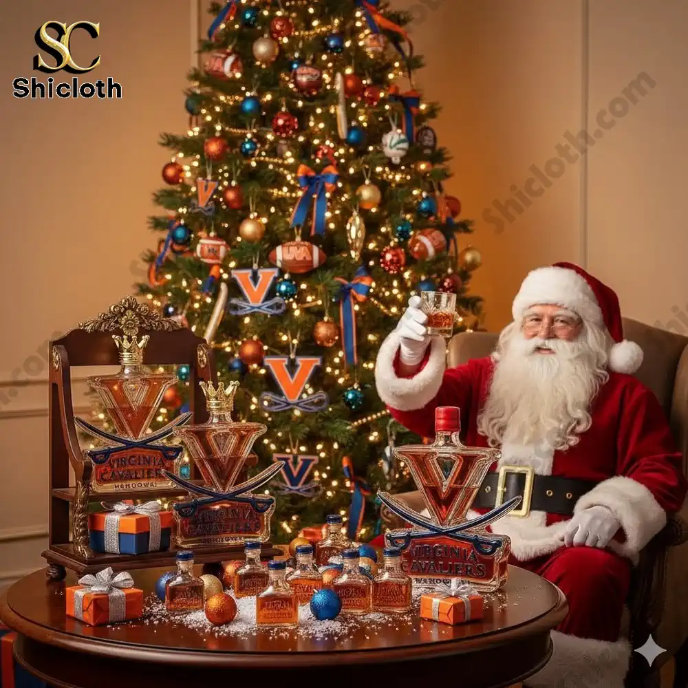 Virginia Cavaliers Whiskey Bottle