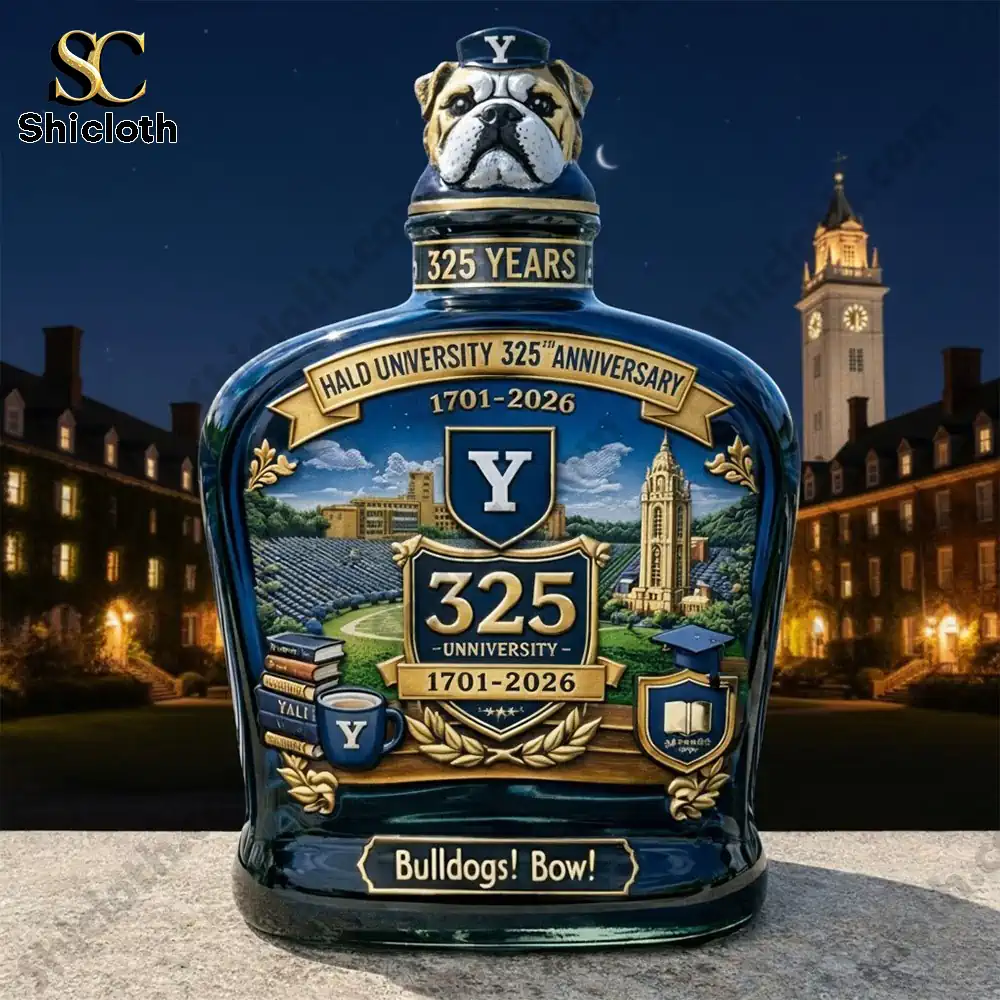 Demogorgon Sculpted Whiskey Glass 120 Decorative Yale anniversary bottle with bulldog top!