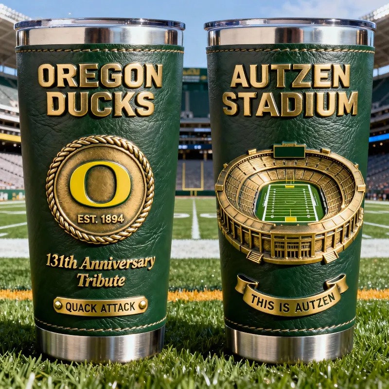 Oregon Ducks 131st Anniversary Tribute Tumbler