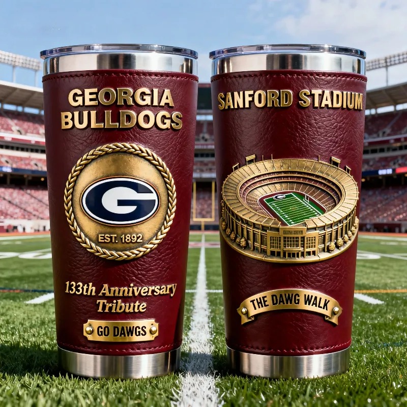 Georgia Bulldogs 133th Anniversary Tribute Tumbler