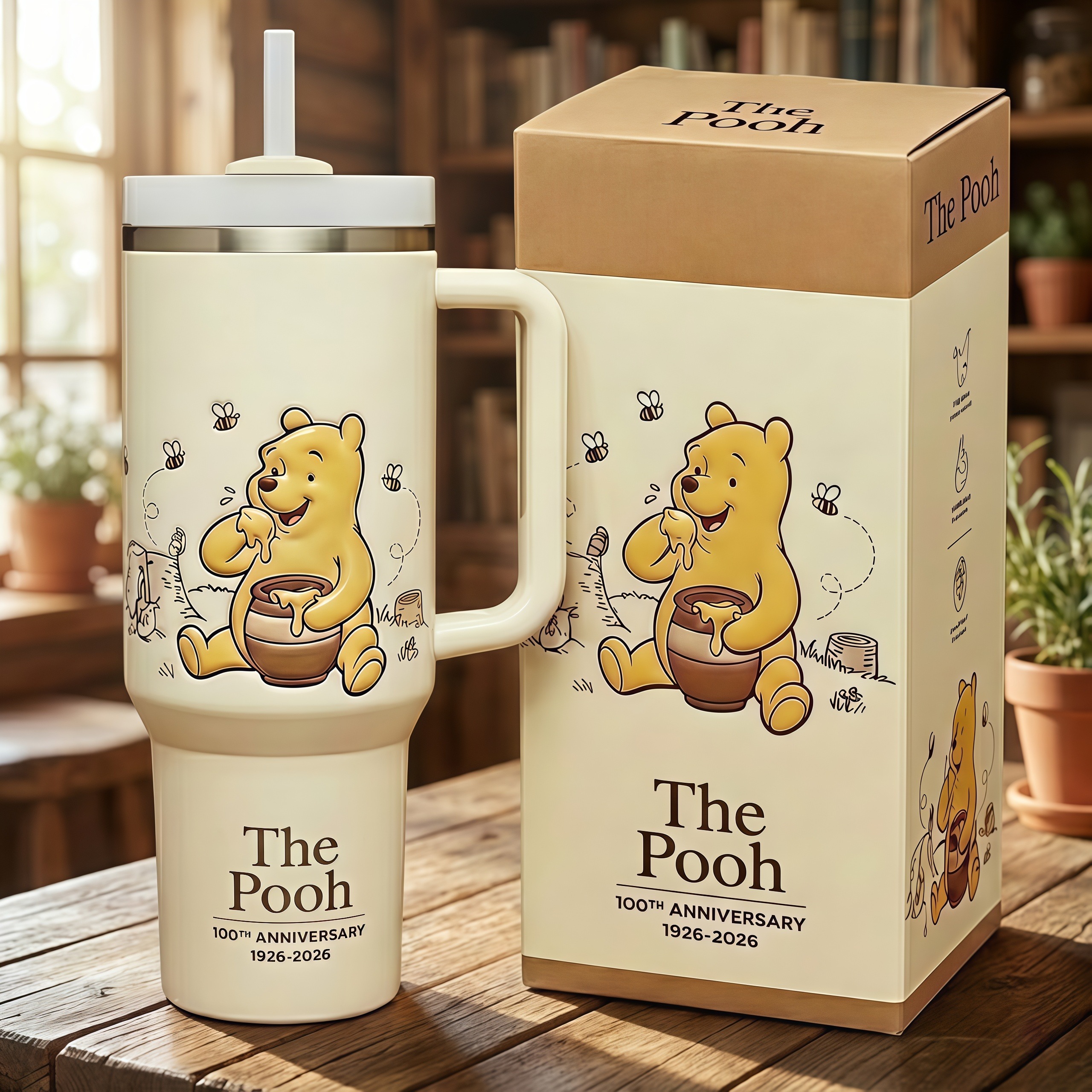 Alternative view of The Pooh 100th Anniversary Stanley Tumbler (1926?2026)