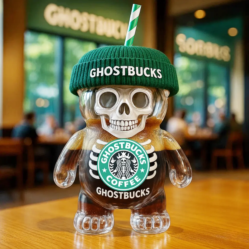 Bearista Skeleton Glass Bear Cup 5 Bearista Skeleton Glass Bear Cup - Image 5