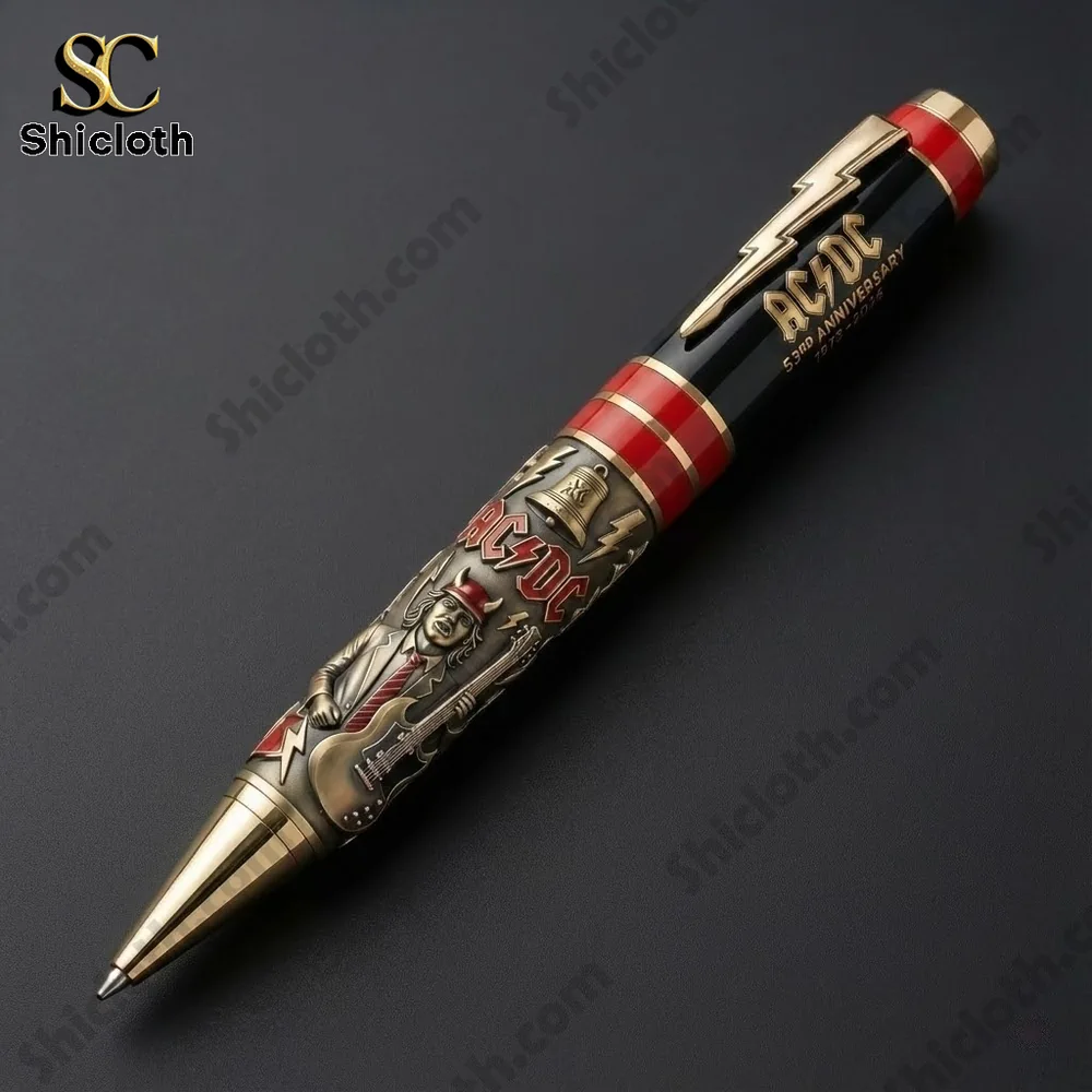 Alternative view of AC/DC 53rd Anniversary Commemorative Pen