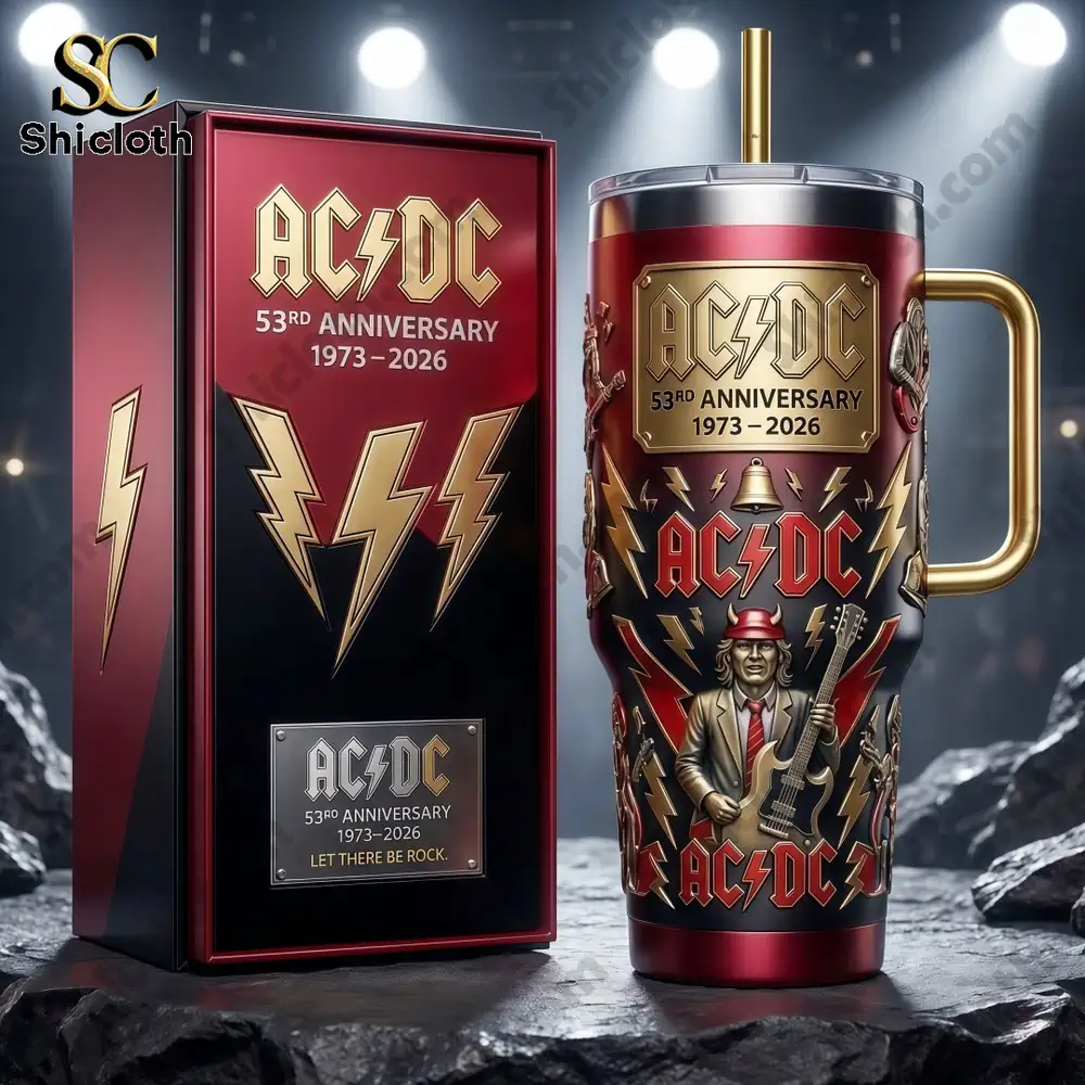 Alternative view of AC/DC 53rd Anniversary Commemorative Tumbler