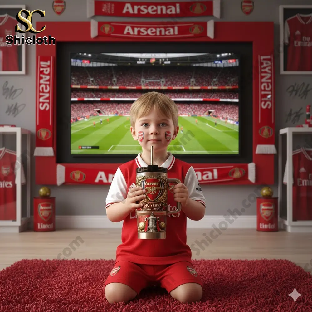 Arsenal Football Club 140th Anniversary Collector Tumbler Cup