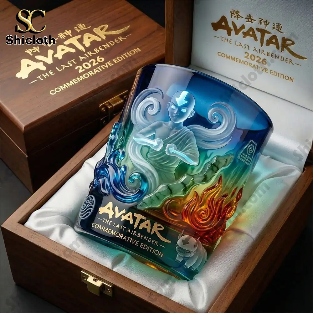Alternative view of Avatar The Last Airbender Commemorative Edition Whiskey Glass