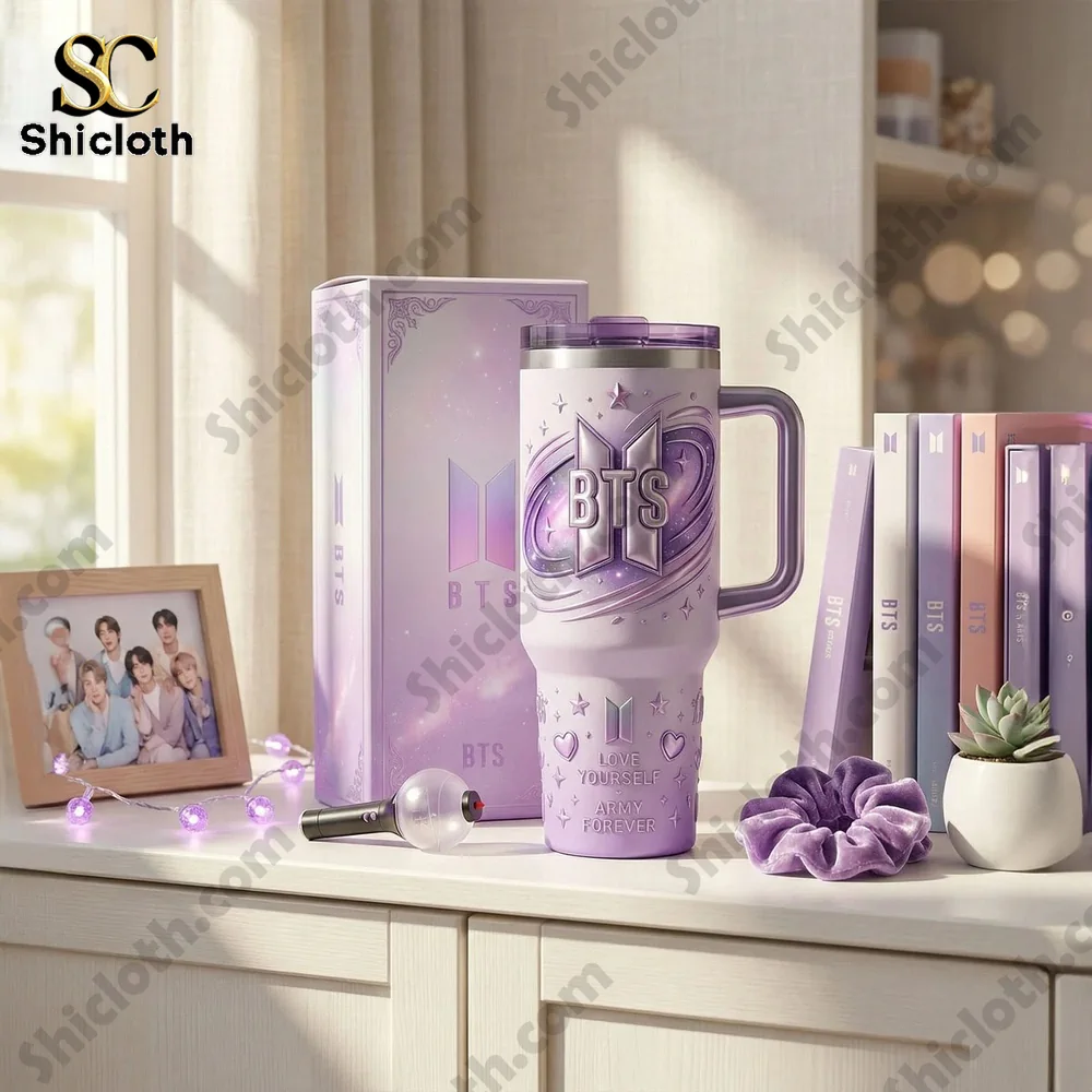 Alternative view of BTS Love Yourself Army Forever Tumbler Cup