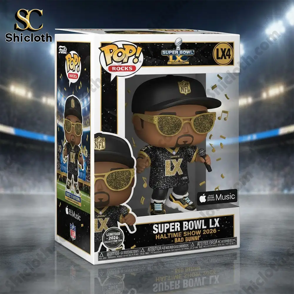 Alternative view of Bad Bunny Super Bowl Lx 2026 Halftime Show Vinyl Pop Figure Doll