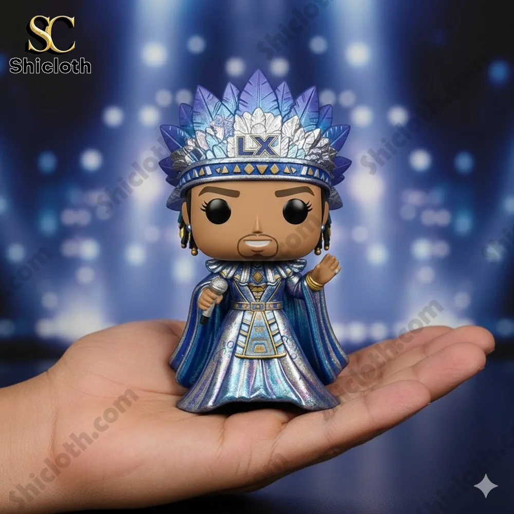 Bad Bunny Super Bowl Lx Benito Dress Tribute Edition Vinyl Pop Figure Doll