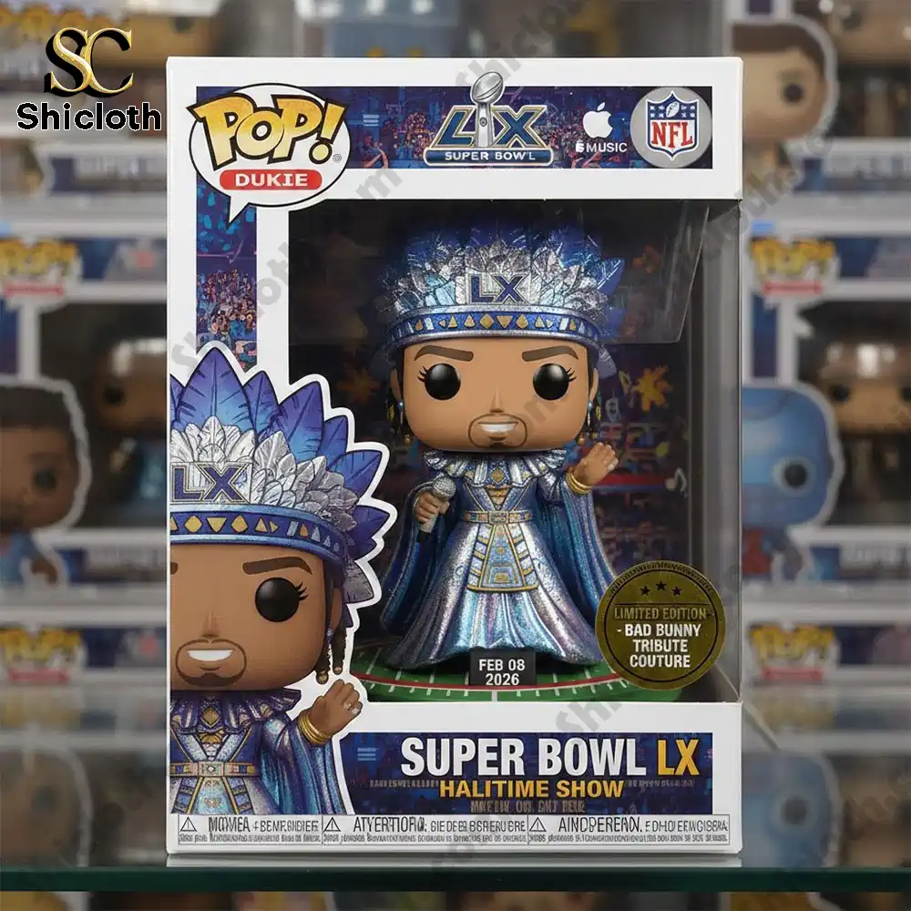 Alternative view of Bad Bunny Super Bowl Lx Benito Dress Tribute Edition Vinyl Pop Figure Doll