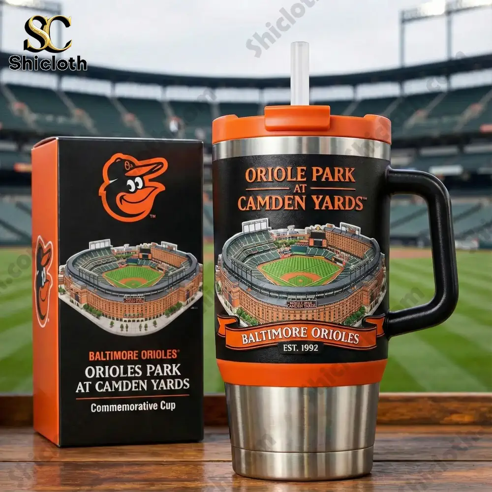 Baltimore Orioles Camden Yards commemorative tumbler with box!