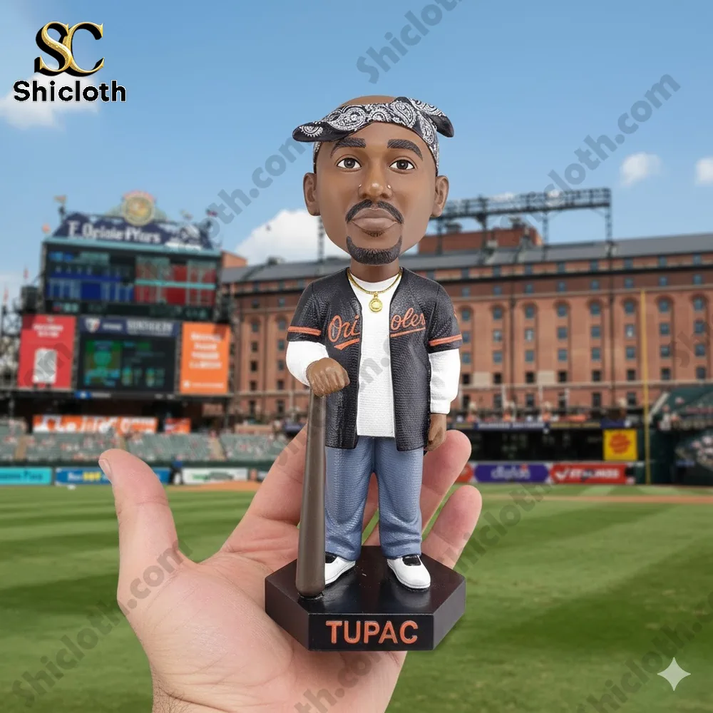 Baltimore Orioles Tupac Bobblehead Pop Figure Doll