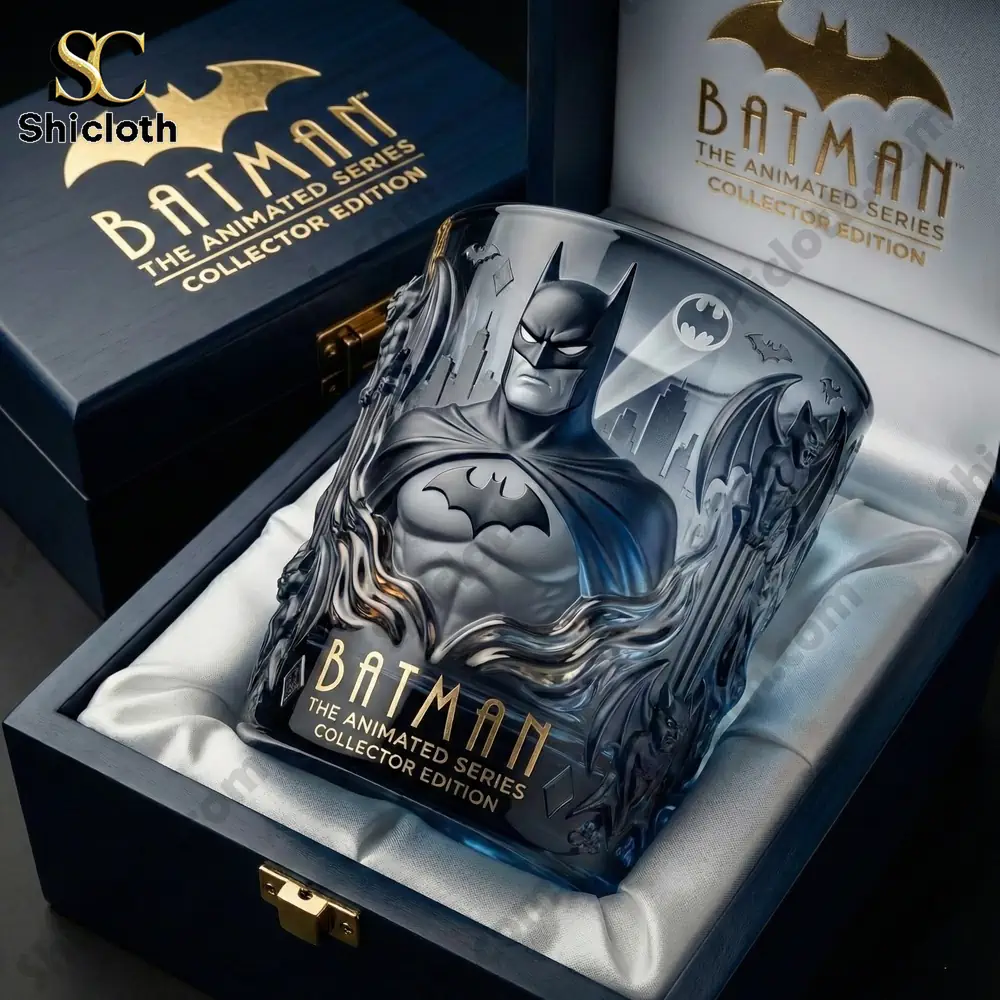 Batman Animated Series collector glass in luxury box!