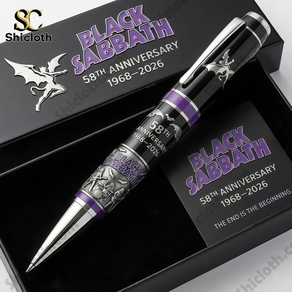 Alternative view of Black Sabbath 58th Anniversary Commemorative Pen