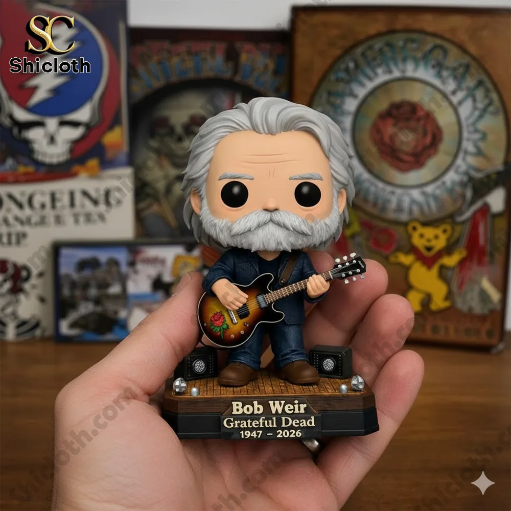 Bob Weir Grateful Dead 1947-2026 Memorial Collectible Pop Figure Doll