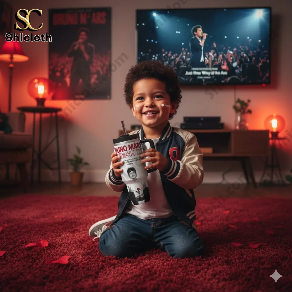 Bruno Mars 2026 Tour  Romantic Tour Tumbler Cup