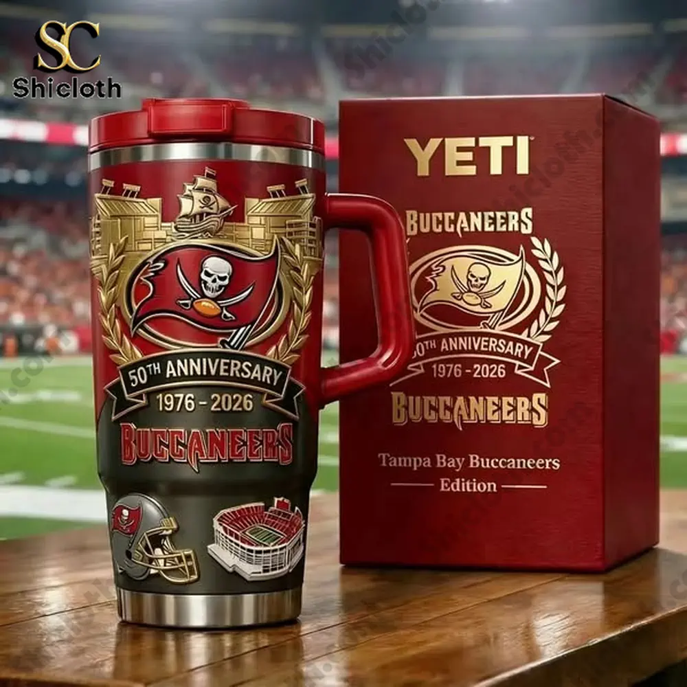 Alternative view of Buccaneers 50th Anniversary Limited Edition Tumbler
