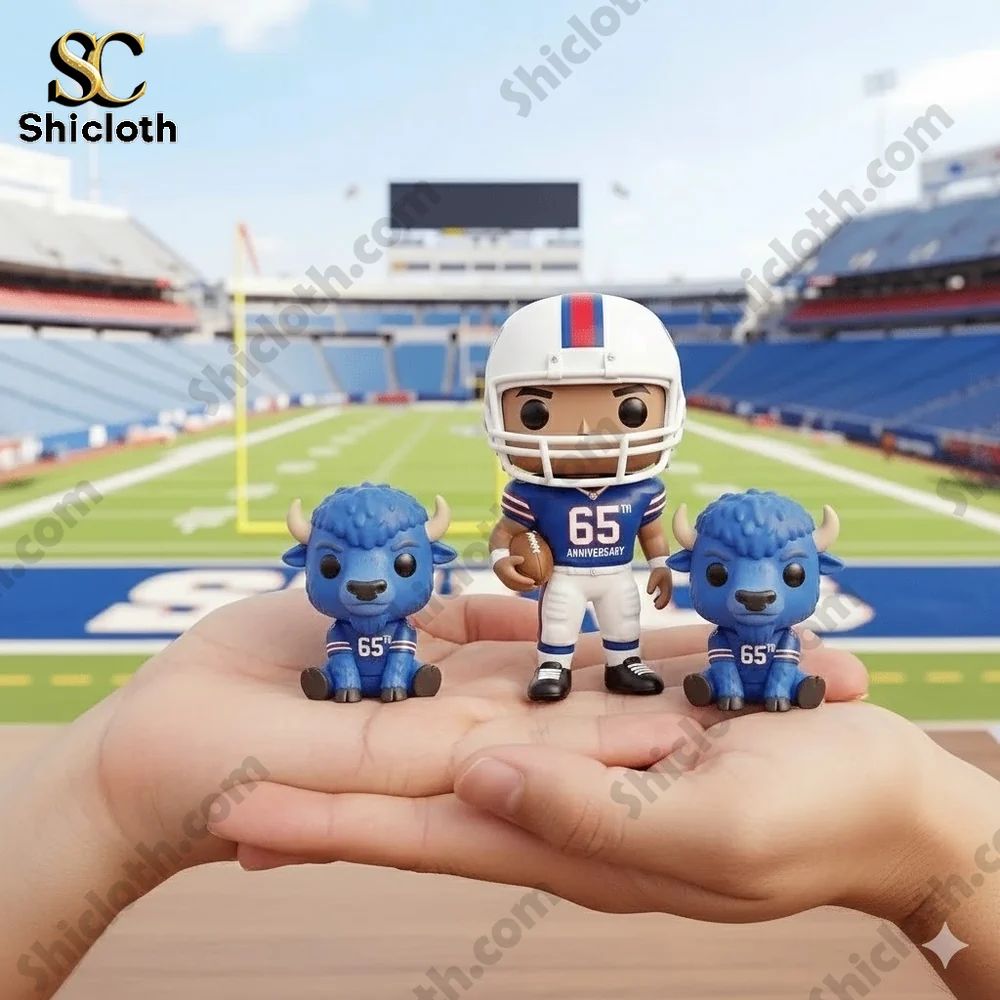 Buffalo Bills 65th Anniversary Commemorative Pop Figure Doll