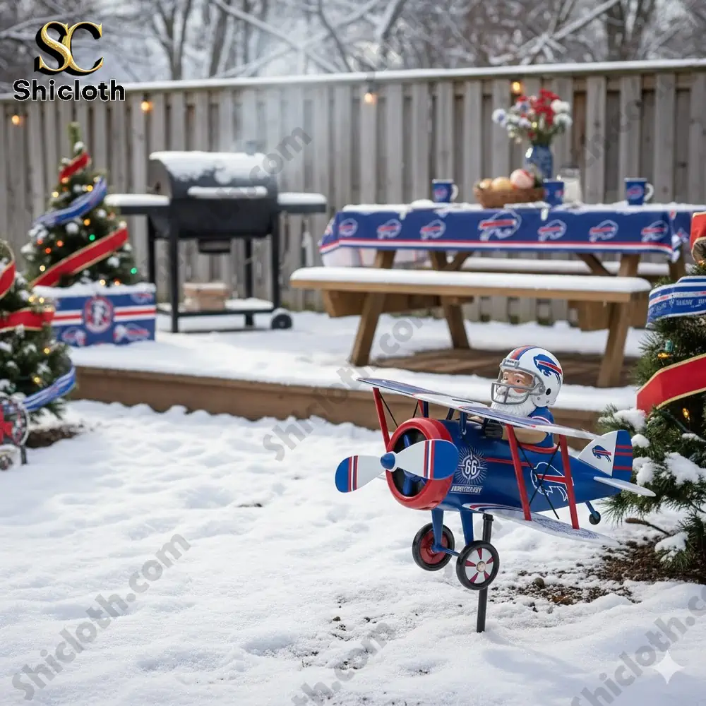Buffalo Bills 66th Anniversary Commemorative Garden Windmill