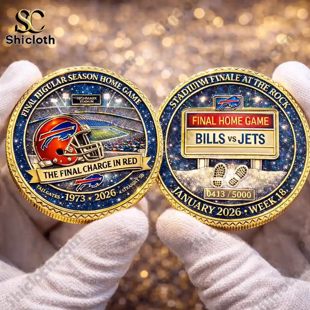 Lord Of The Rings 2001-2026 25th Anniversary Commemorative Coin 20 Buffalo Bills commemorative coin front side!