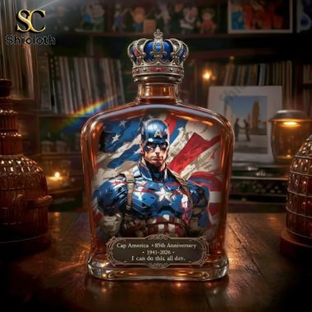Decorative hero bottle displayed on a warm wooden table!