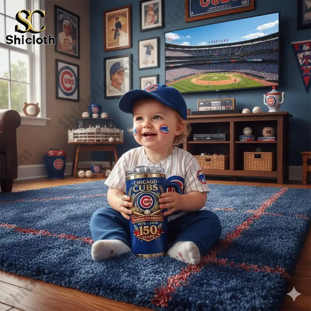 Chicago Cubs 150th Anniversary Tumbler With Handle