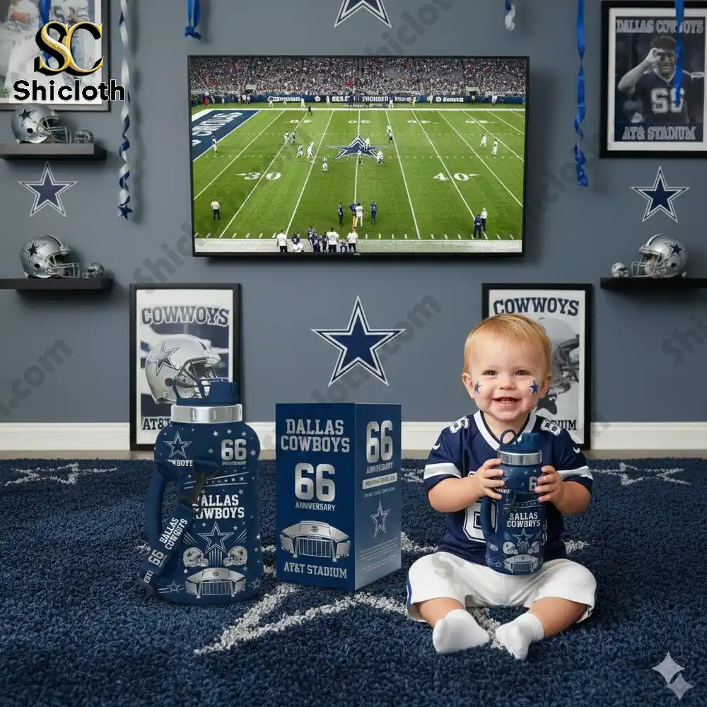 Dallas Cowboys 66th Anniversary Premium Water Jug