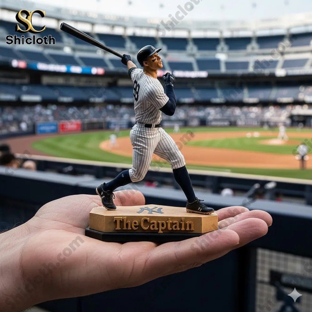 Dolly Parton's 80th Anniversary 1946-2026 Collectible Pop Figure Doll 58 Mini baseball captain figure held in hand at stadium!