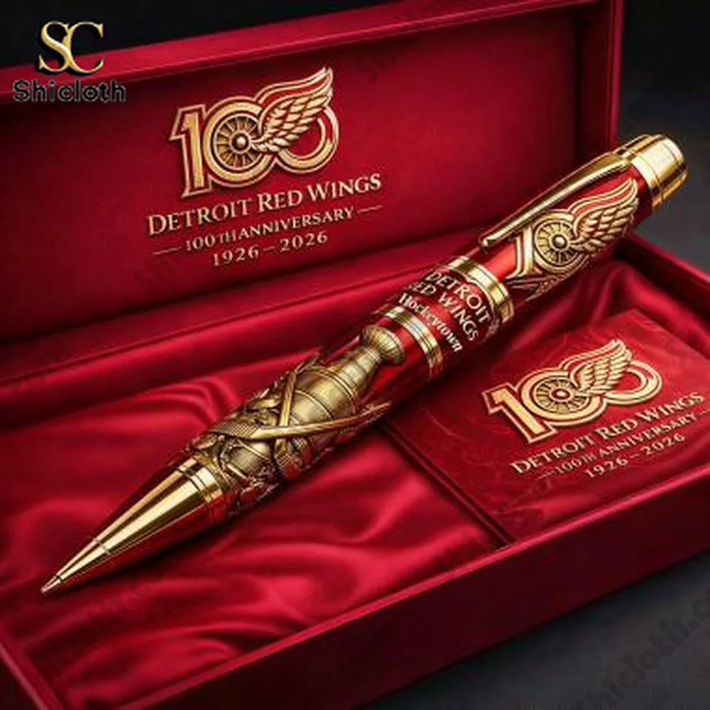 Alternative view of Detroit Red Wings 1926-2026 100th Annversary Pen