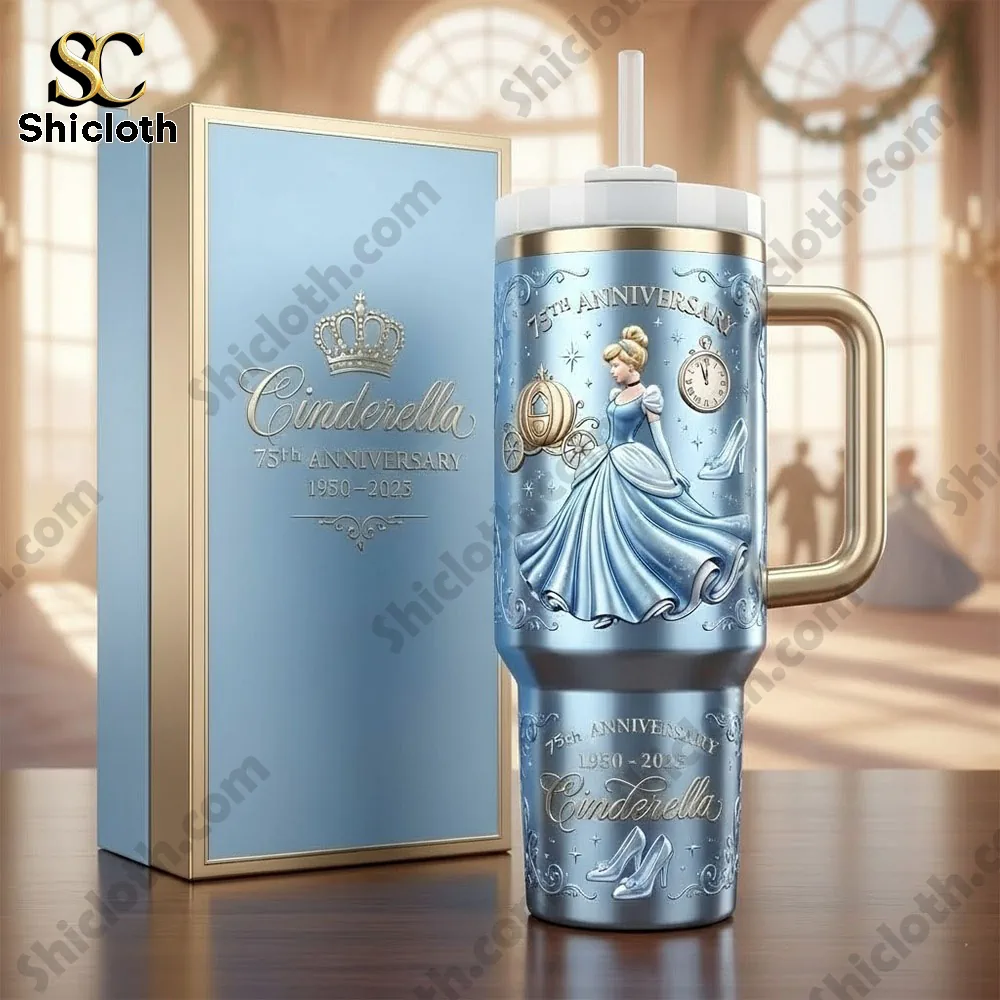 Alternative view of Disney Princess Cinderella 13Th Anniversary 2013-2026 Yeti Tumbler Cup