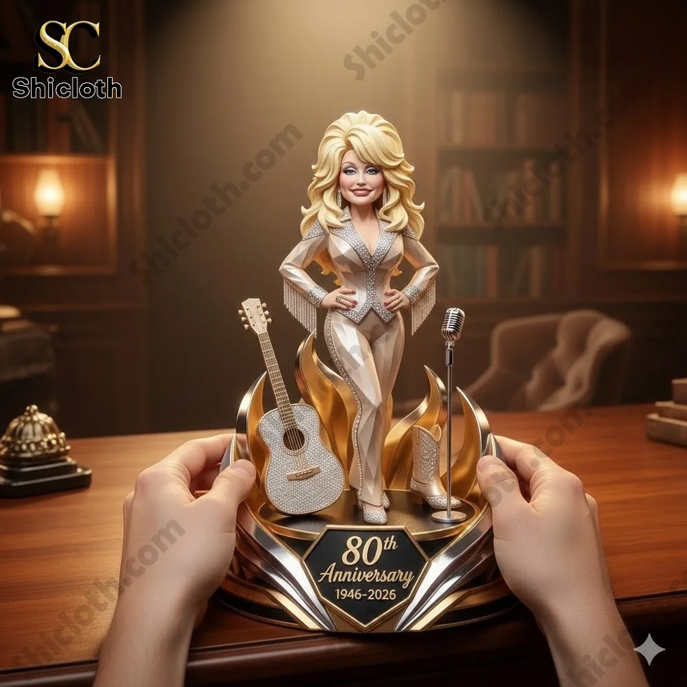Dolly Parton?s 80th Anniversary 1946-2026 Collectible Pop Figure Doll