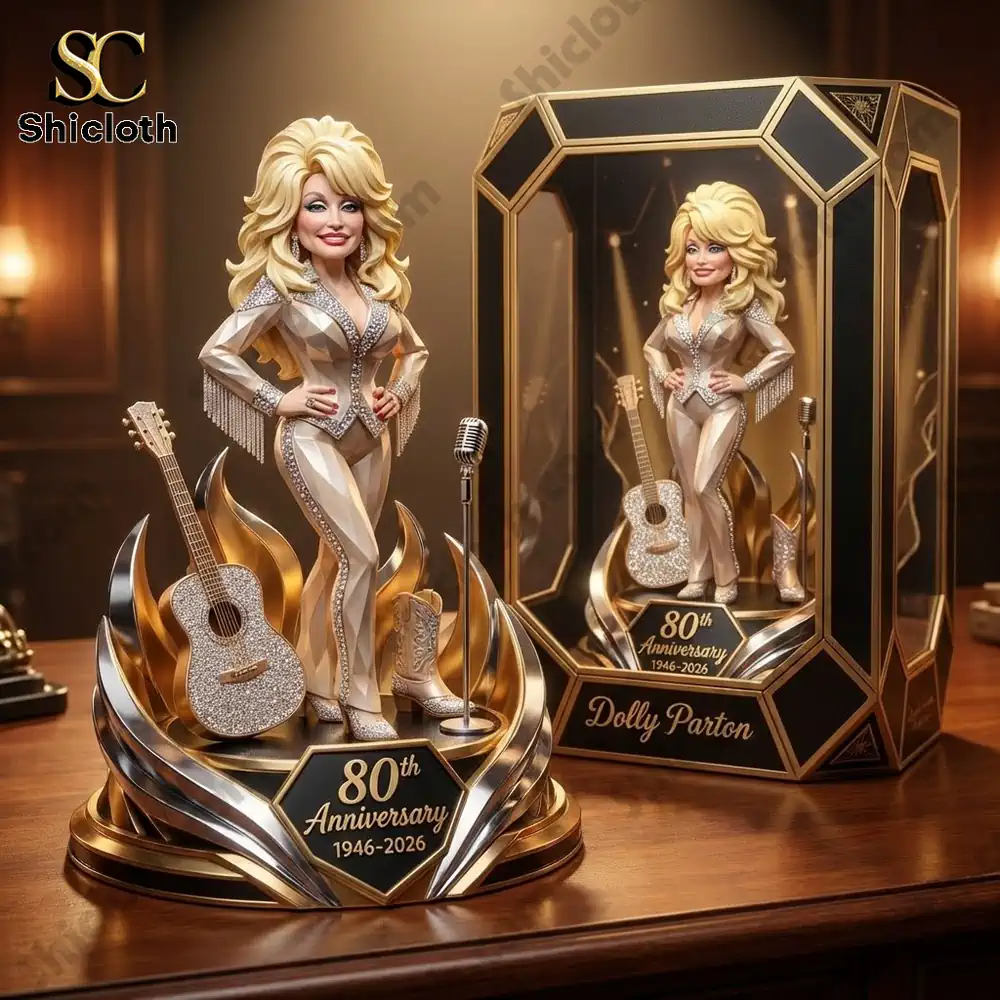Alternative view of Dolly Parton?s 80th Anniversary 1946-2026 Collectible Pop Figure Doll
