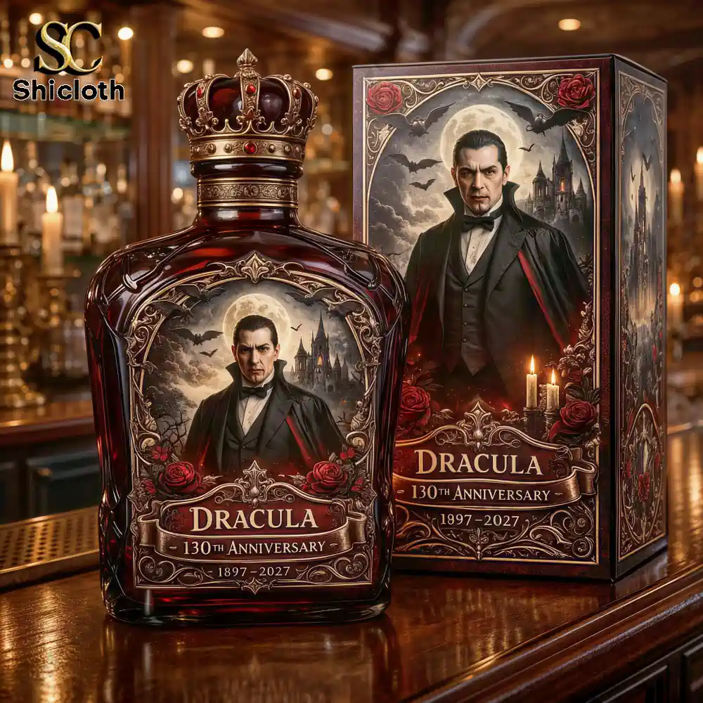 Dracula 130th Anniversary 1987-2027 Whiskey Bottle 3 Dracula anniversary bottle with luxury box!